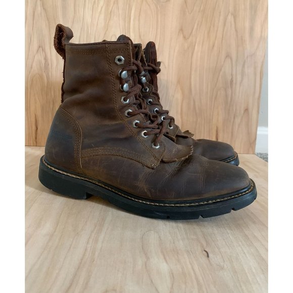 Cody James Lace Up Square Toe Kiltie Waterproof Boots 10.5 main image 11